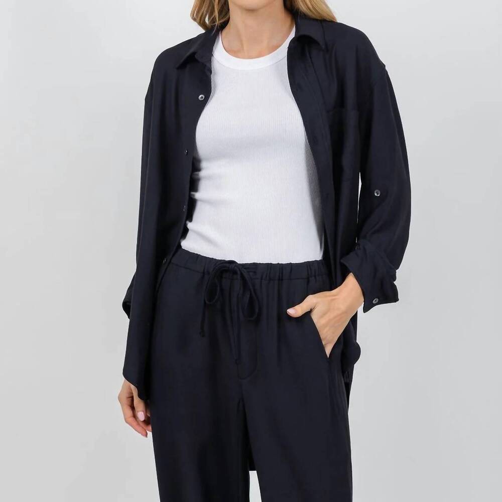 NEW CITIZENS OF HUMANITY kayla shirt in navy